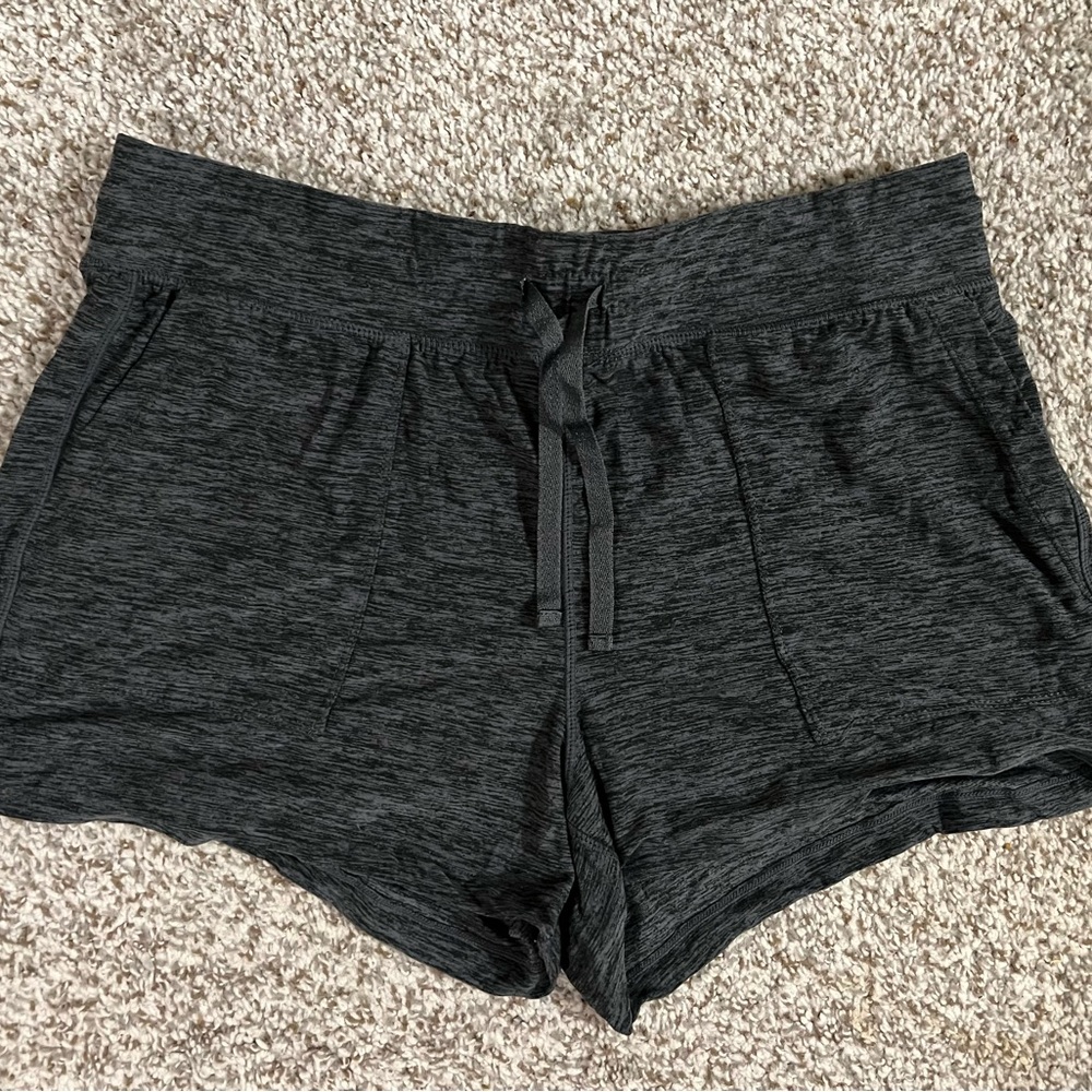 90 Degree By Reflex Charcoal Athletic Shorts